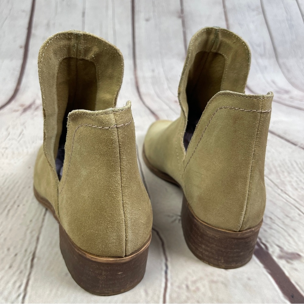 COCONUTS by MATISSE Pronto women's soft tan suede leather boho ankle boots, sz 8 - Picture 3 of 11